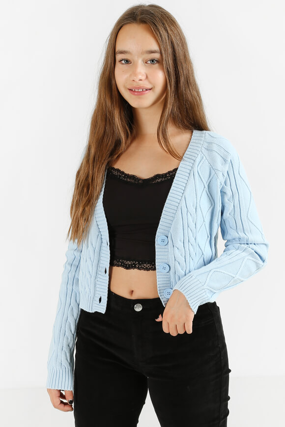 Ruby Girls Crop Cardigan | Hellblau | Mädchen  | 10 von Ruby Girls