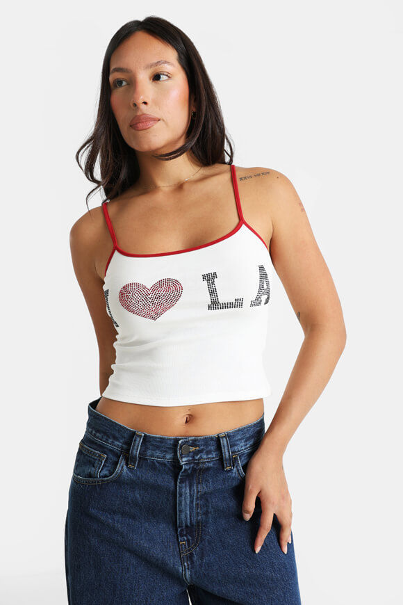 Ruby Crop Trägertop | Offwhite | Damen  | L von Ruby