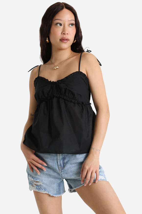 Ruby Crop Trägertop | Schwarz | Damen | M Ruby Crop Trägertop | Schwarz | Damen | M von Ruby