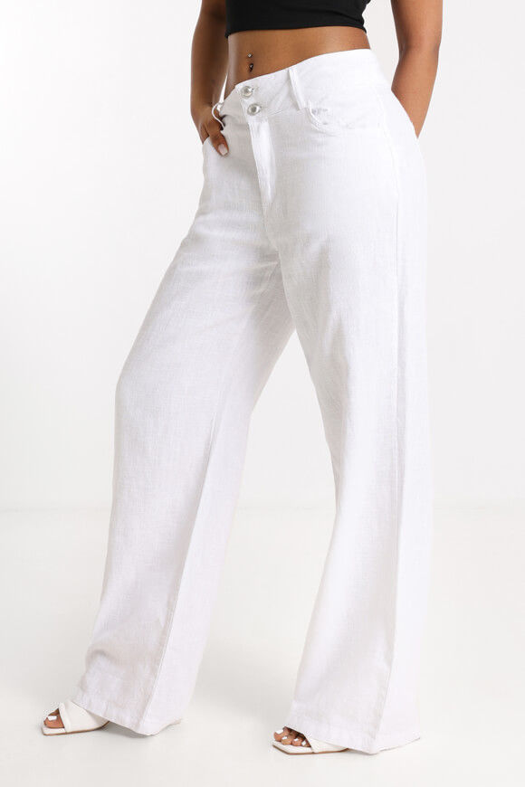 Ruby Leinenhose | Weiss | Damen  | XS von Ruby