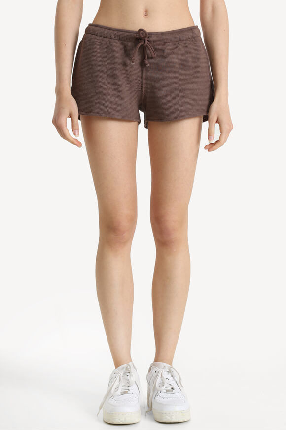Ruby Shorts mit Waffelstruktur | Braun | Damen | L Ruby Shorts mit Waffelstruktur | Braun | Damen | L von Ruby