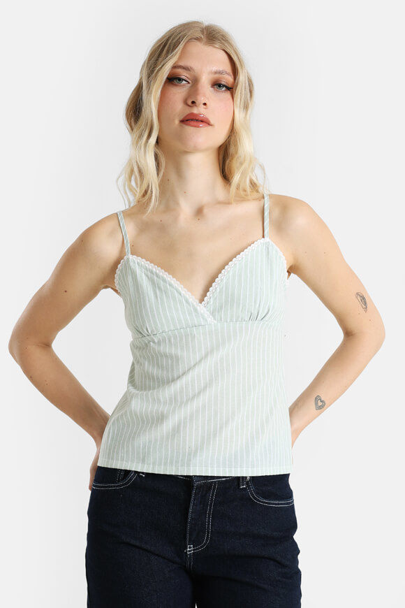 Ruby Trägertop | Sage + Weiss | Damen  | M von Ruby