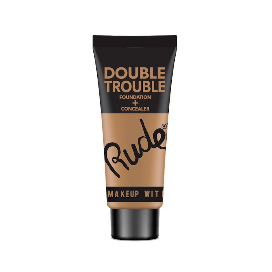 Rude Cosmetics  Rude Cosmetics Double Trouble + Concealer foundation 30.0 ml von Rude Cosmetics
