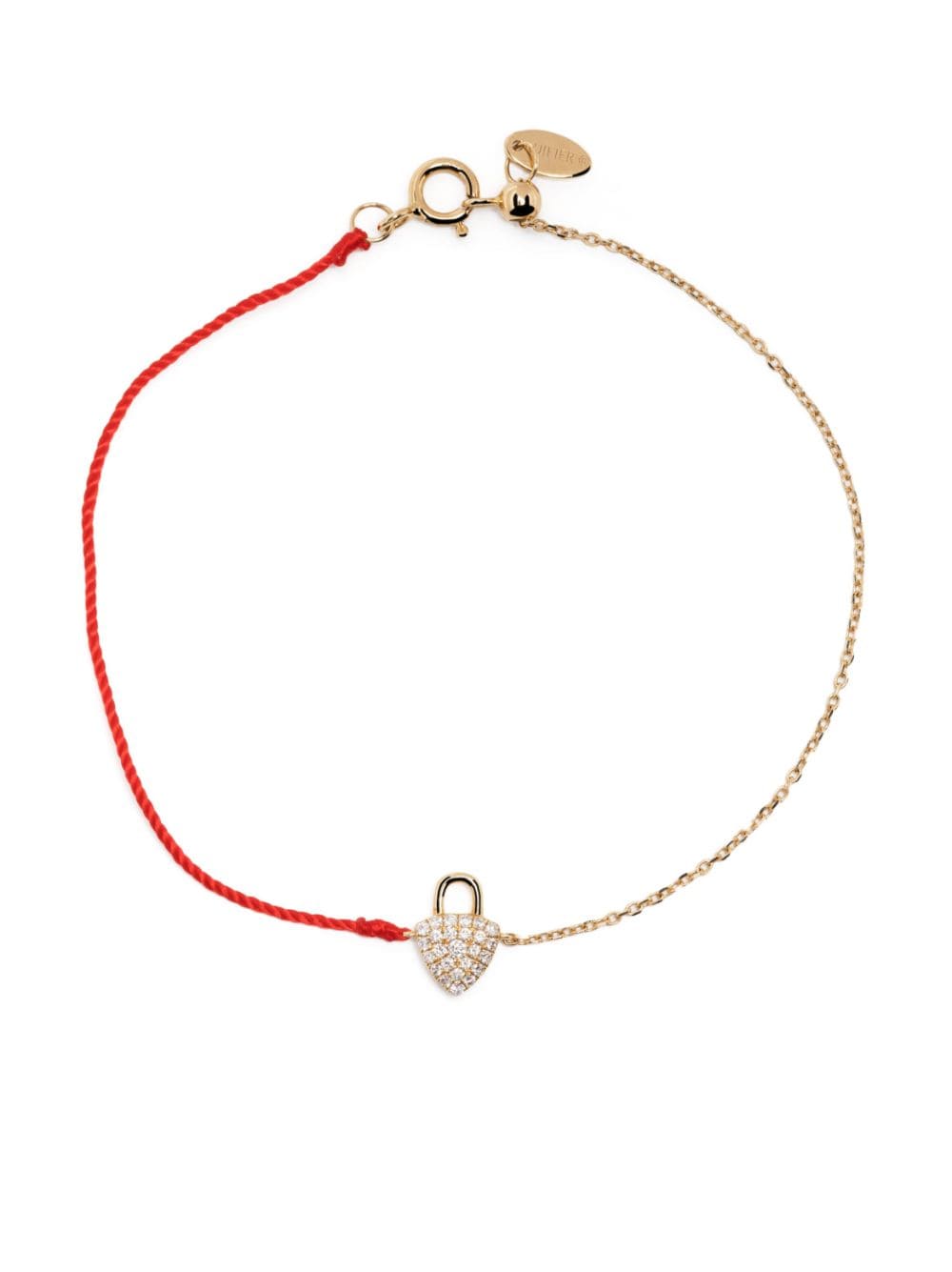 Ruifier 18kt yellow gold Haven Clarity diamond bracelet - Red von Ruifier