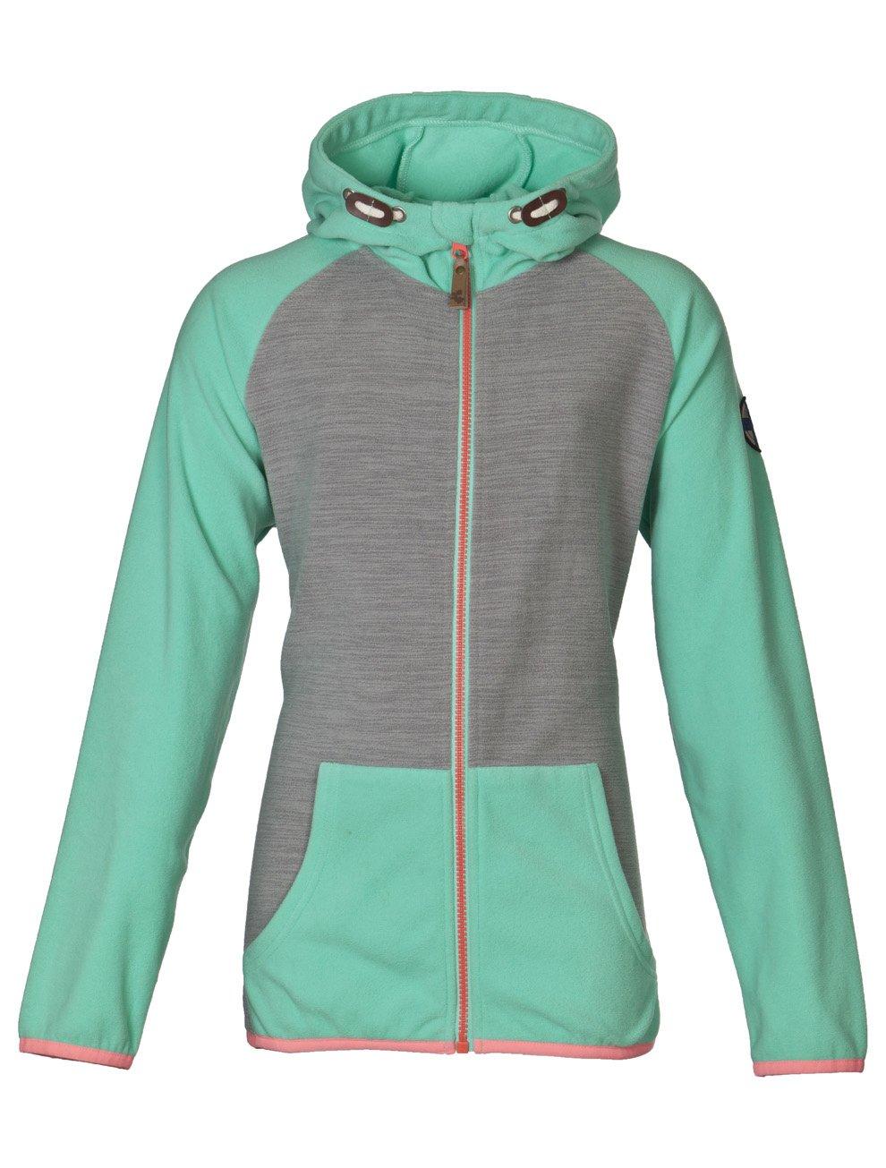 Kinder Fleece Hoodie Erik Biscay Green Mädchen Grün 104 von Rukka