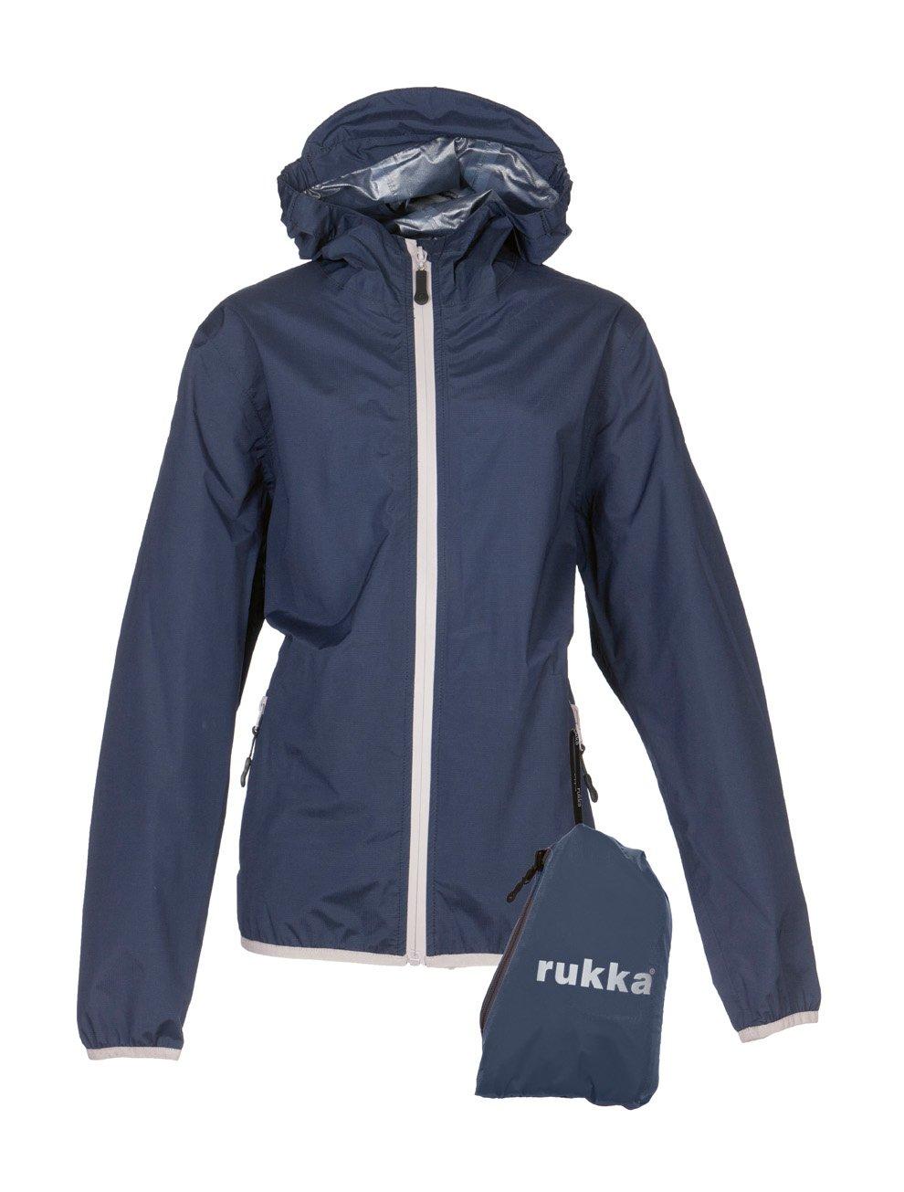 Shelter Kinder Regenjacke Jungen Blau 128 von Rukka