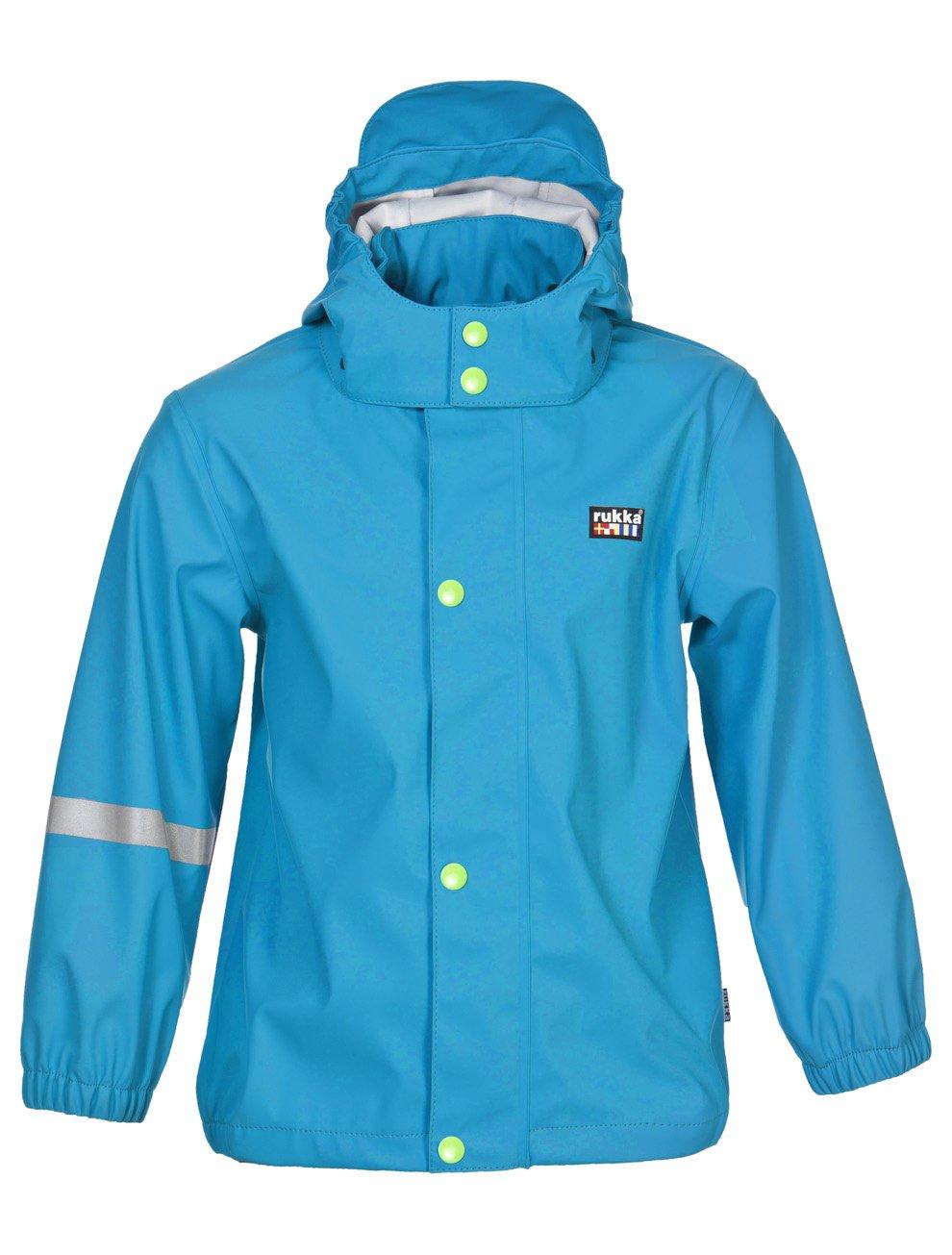 Kinder Regenjacke Joshi Italien Sea Jungen Blau 98 von Rukka