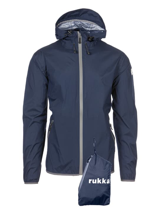 Rukka Shelter Regenjacke dunkelblau von Rukka