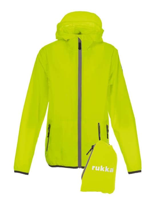 Rukka Shelter Regenjacke neongelb von Rukka