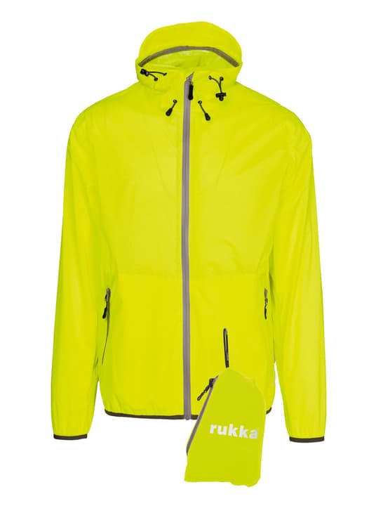 Rukka Shelter Regenjacke neongelb von Rukka