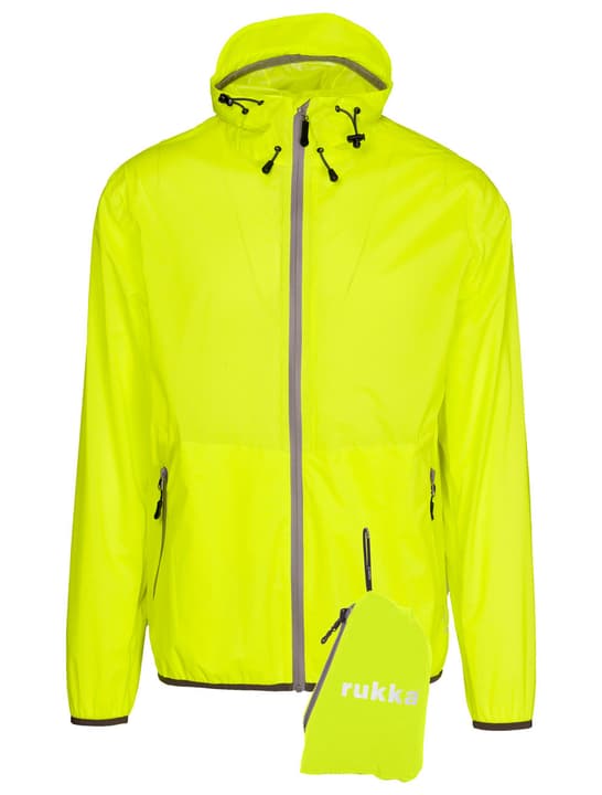 Rukka Shelter Regenjacke neongelb von Rukka