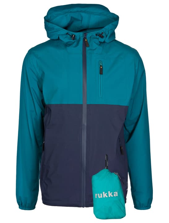 Rukka Shield Regenjacke petrol von Rukka