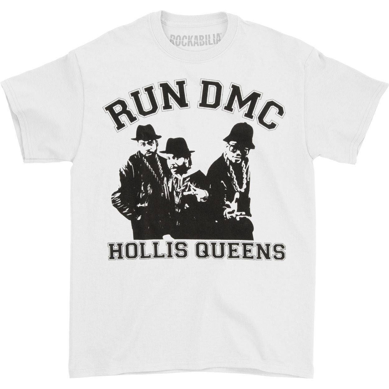 Hollis Queen Pose Tshirt Damen Weiss S von Run DMC