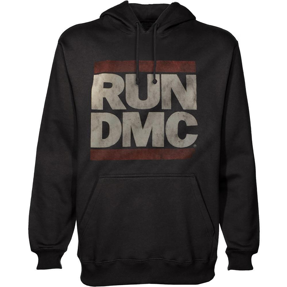 Hoodie Zum Überziehen Damen Schwarz M von Run DMC