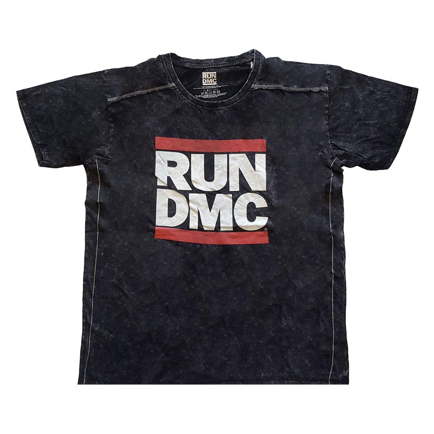 Tshirt Gewaschen Damen Schwarz XL von Run DMC