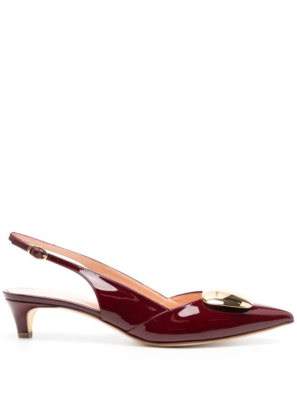 Rupert Sanderson Misty 35mm leather slingback pumps - Red von Rupert Sanderson