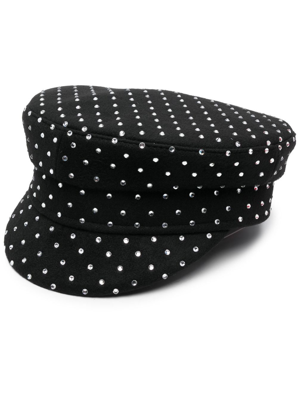 Ruslan Baginskiy crystal-embellishment boy cap - Black von Ruslan Baginskiy