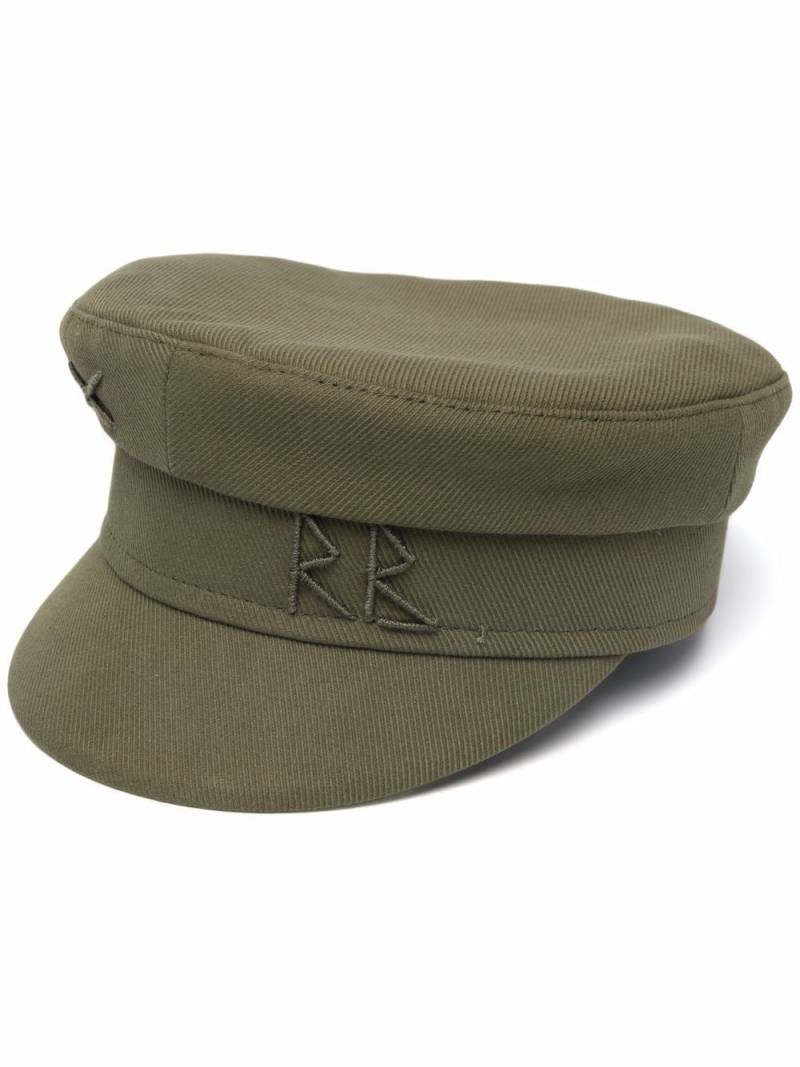 Ruslan Baginskiy embroidered-logo baker boy cap - Green von Ruslan Baginskiy