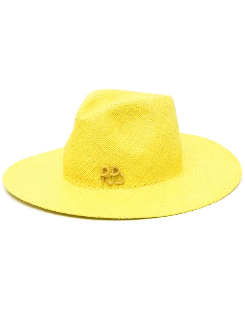 Ruslan Baginskiy fedora straw hat - Yellow von Ruslan Baginskiy