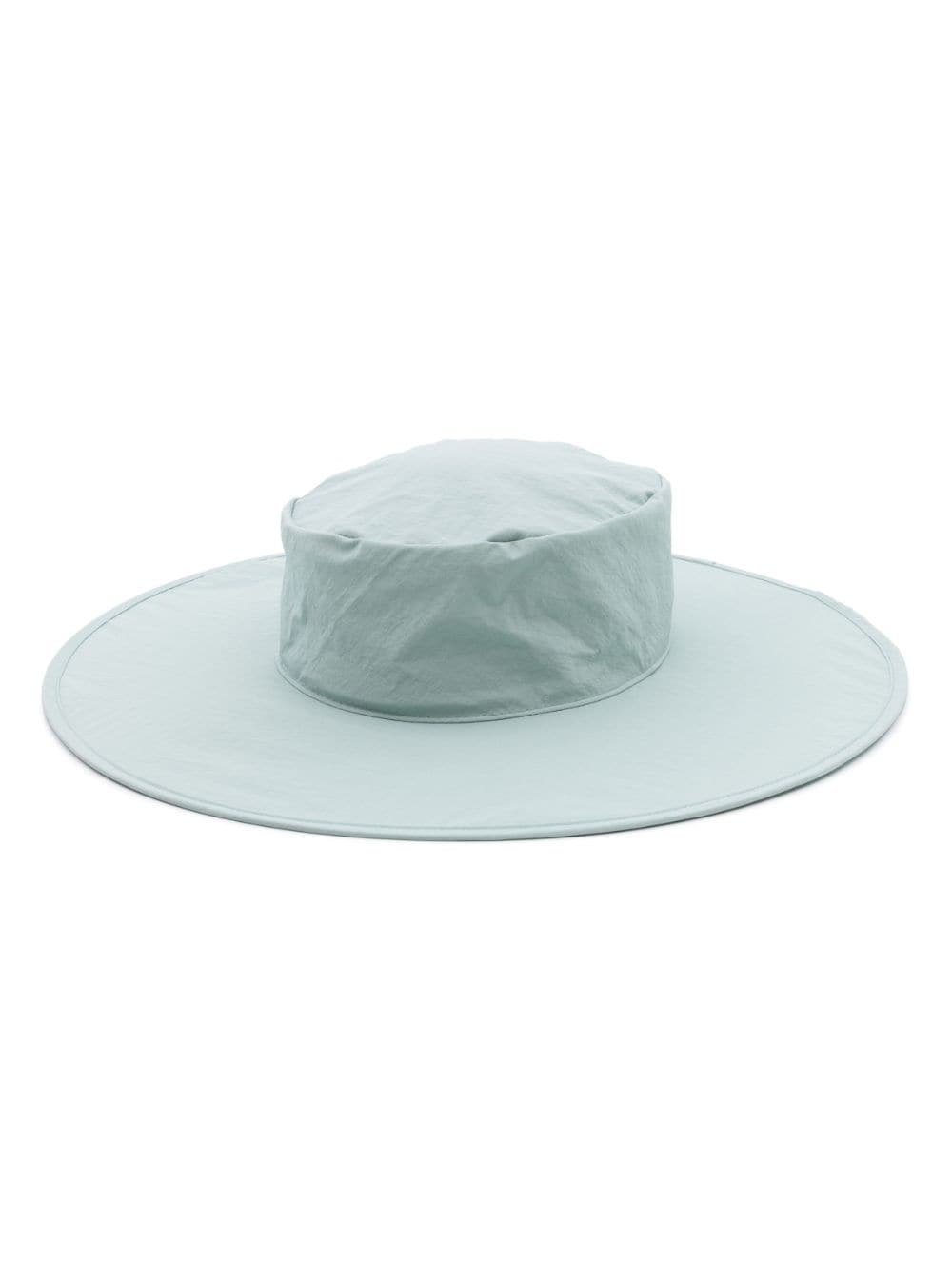 Ruslan Baginskiy wide-brim poplin hat - Blue von Ruslan Baginskiy