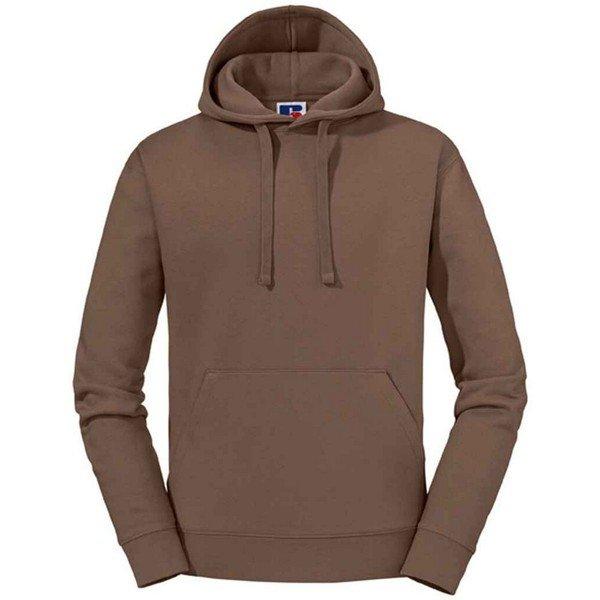 Authentic Kapuzenpullover Herren Braun L von Russell