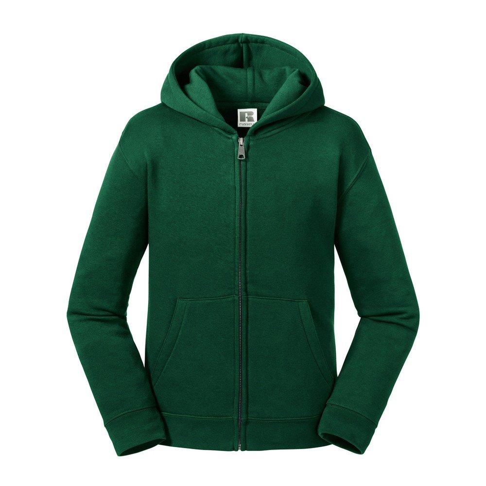 Authentische Zip Hoodys Jungen Grün 128 von Russell