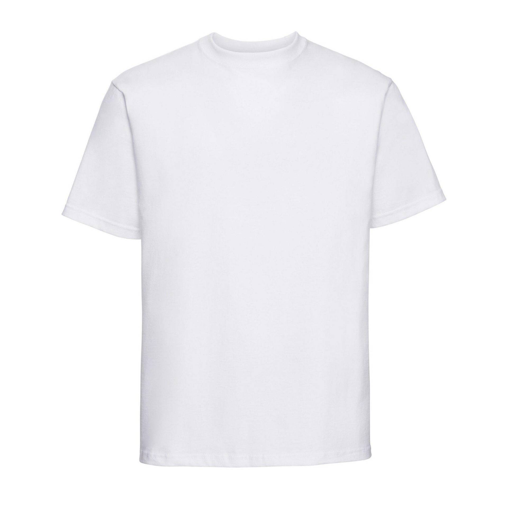 Classic Tshirt Herren Weiss M von Russell