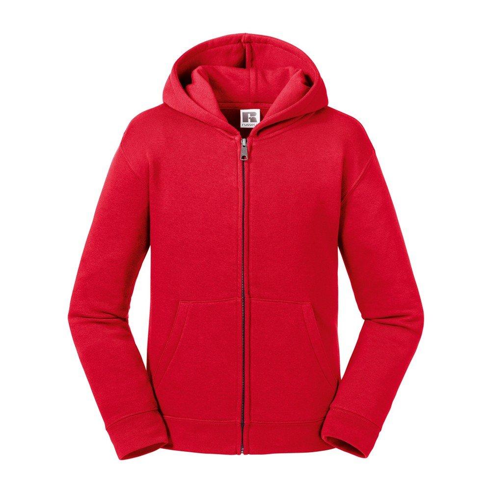 Authentische Zip Hoodys Jungen Rot Bunt 128 von Russell