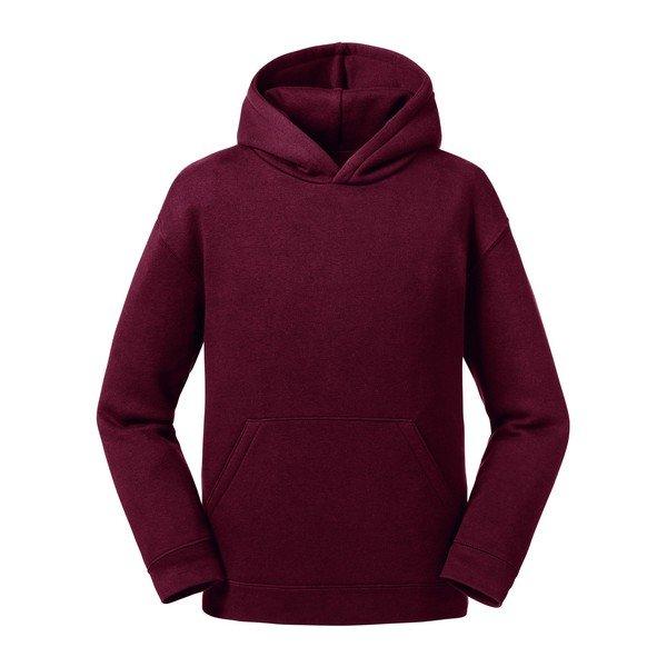 Authentic Sweatshirt Mit Kapuze Mädchen Weinrot 140 von Russell