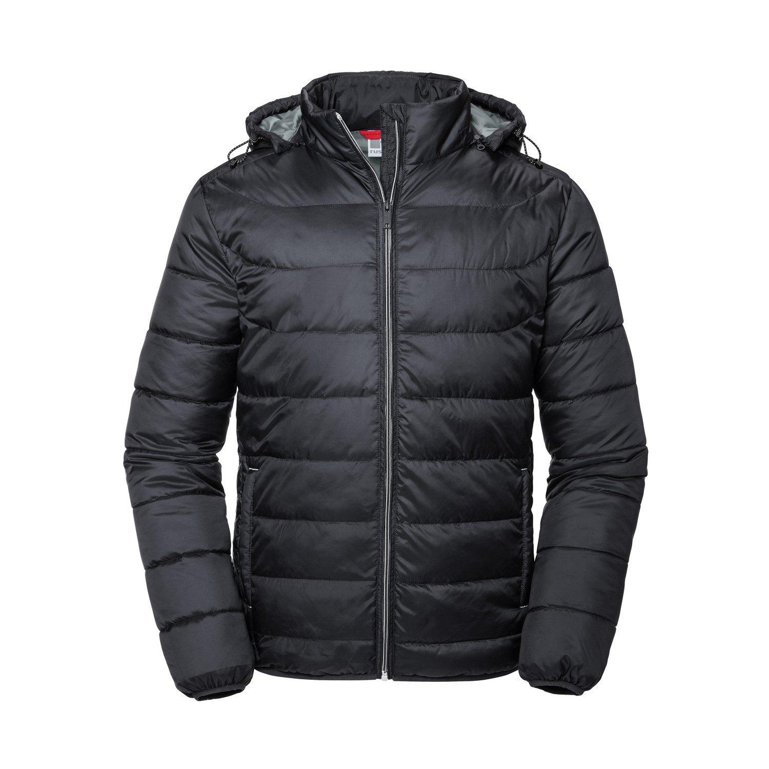 Nano Jacke Mit Kapuze Herren Schwarz 3XL von Russell