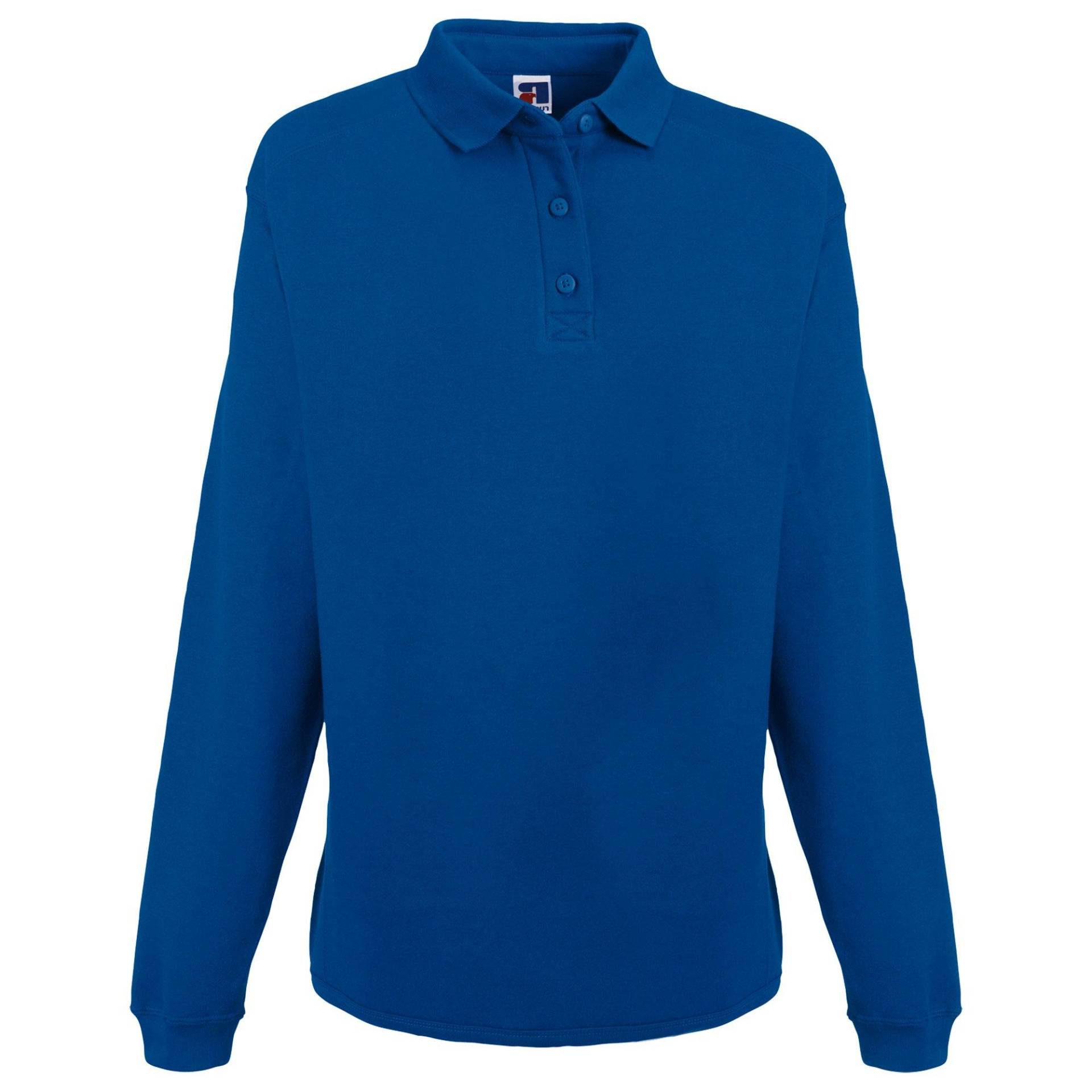 Europe Sweatshirt Mit Knopfleiste Und Kragen Herren Königsblau 3XL von Russell