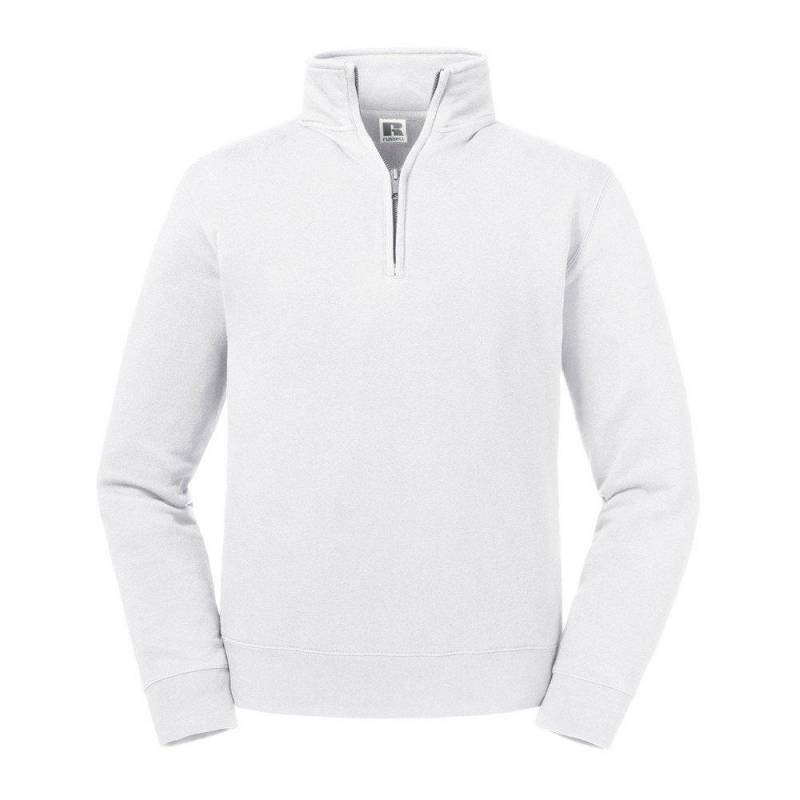 Authentische Zip Neck Sweatshirt Herren Weiss 3XL von Russell