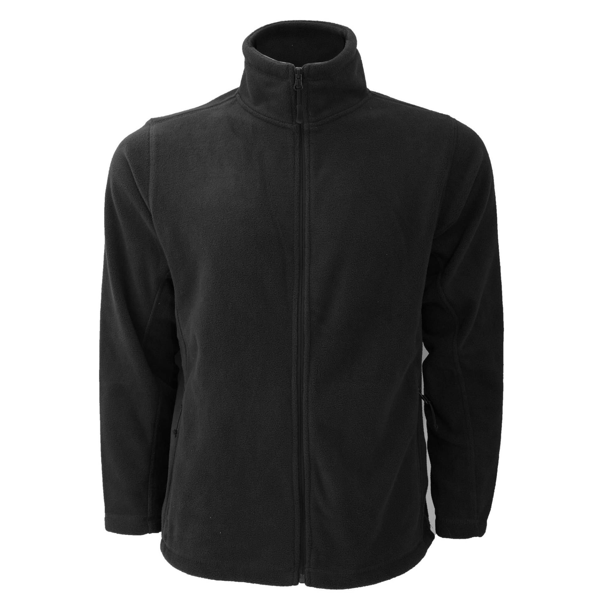 Outdoorfleecejacke Herren Schwarz 4XL von Russell