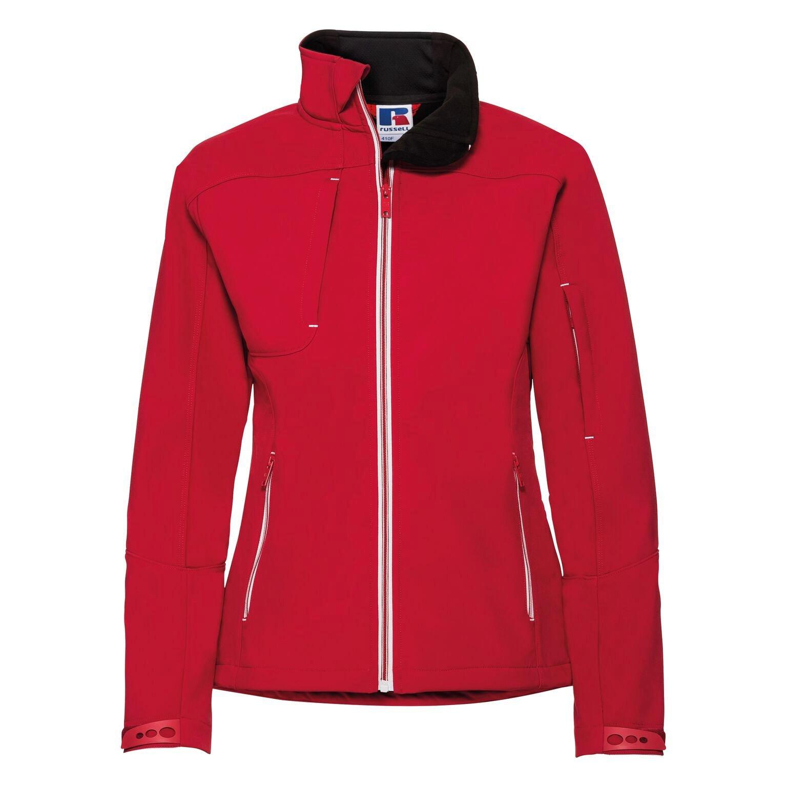 Softshelljacke Bionic Damen Rot Bunt 4XL von Russell