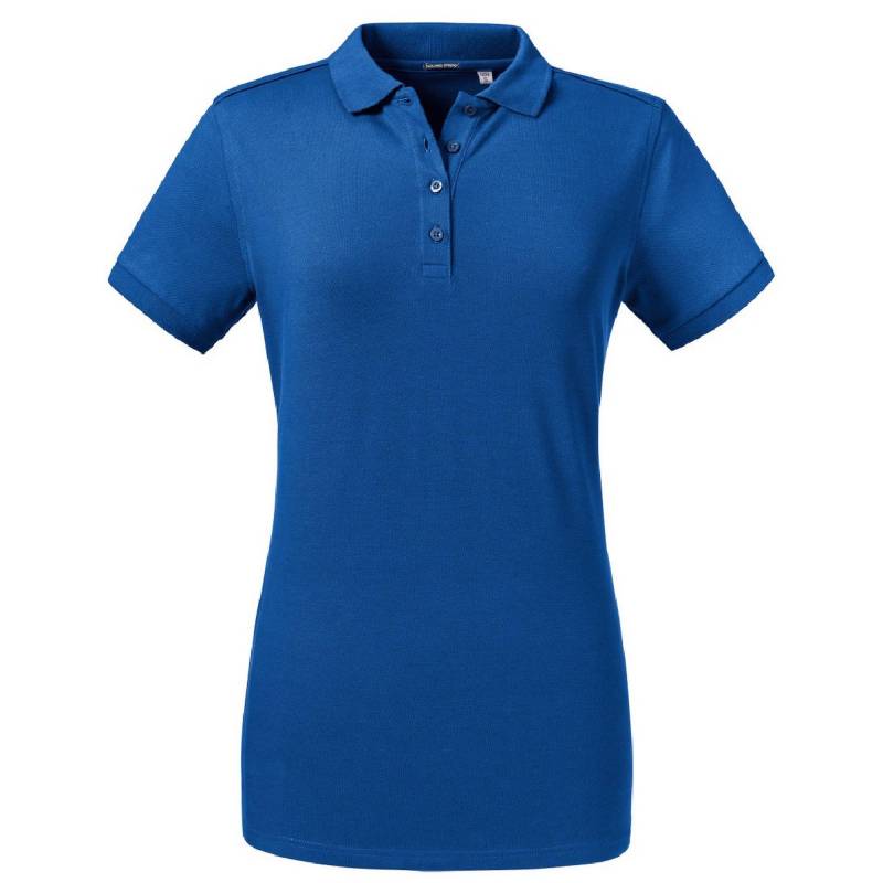 Poloshirt, Stretch Damen Königsblau L von Russell