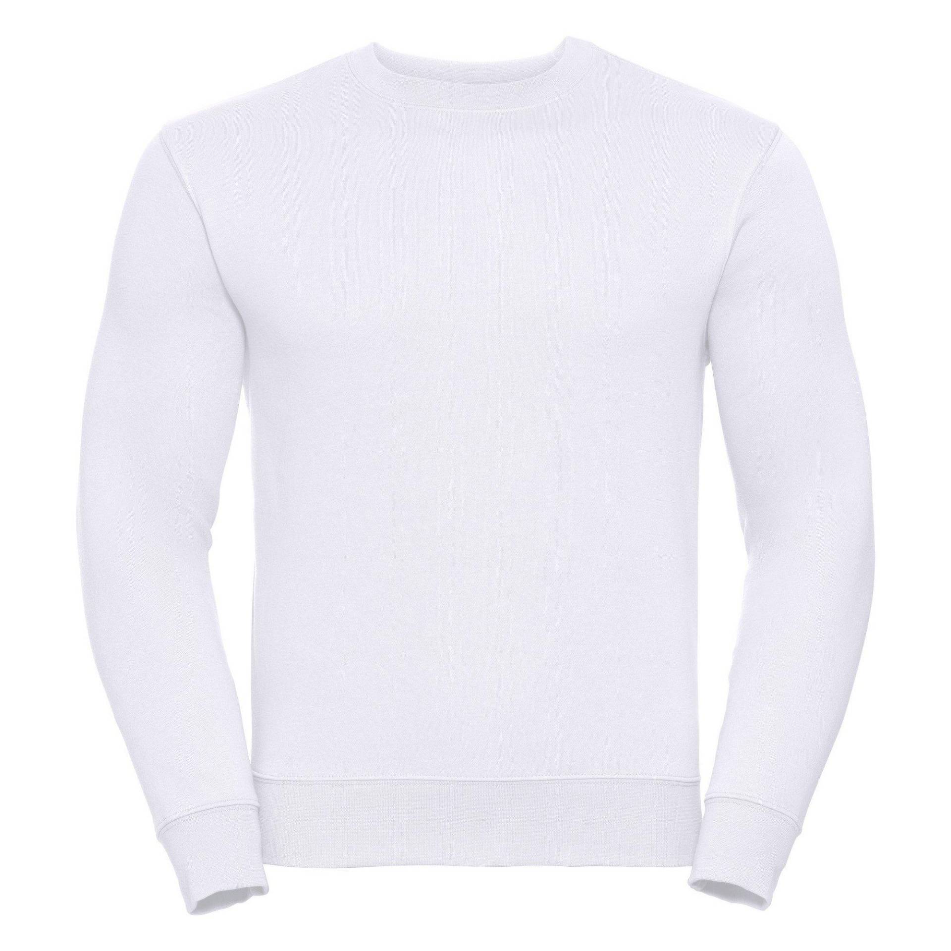 Authentic Sweatshirt (schlanker Cut) Herren Weiss M von Russell