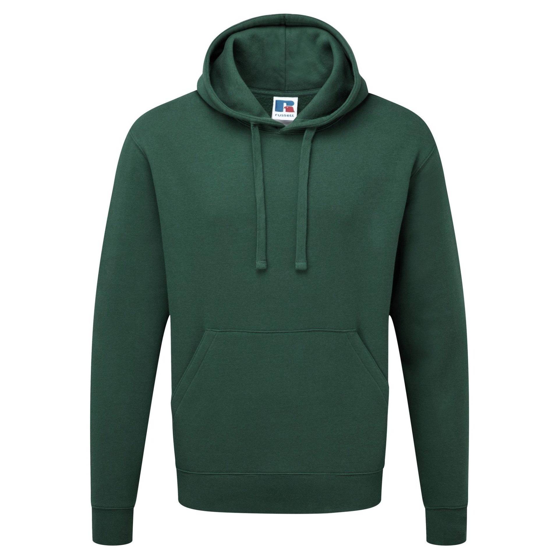 Authentic Kapuzenpullover Herren Grün M von Russell