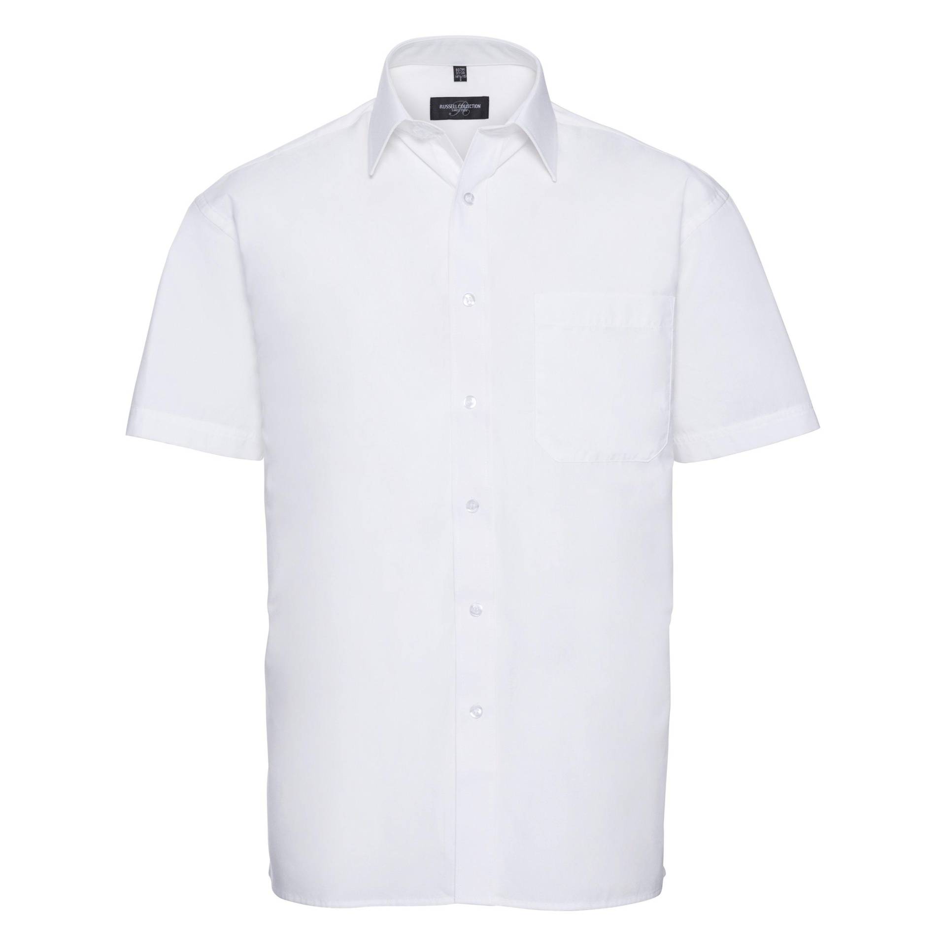 Collection Hemd Easy Care Pure Herren Weiss S von Russell