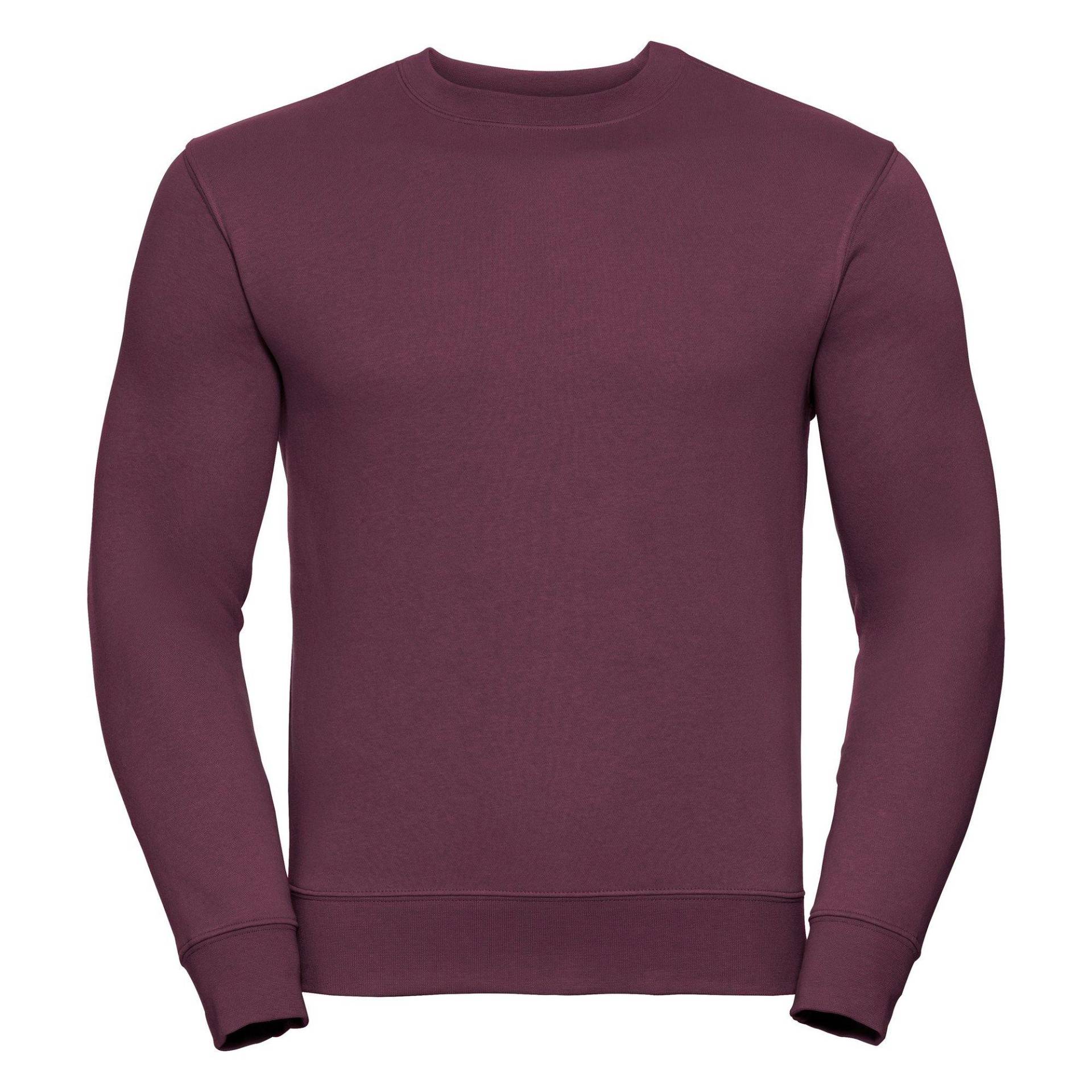 Authentic Sweatshirt (schlanker Cut) Herren Weinrot S von Russell