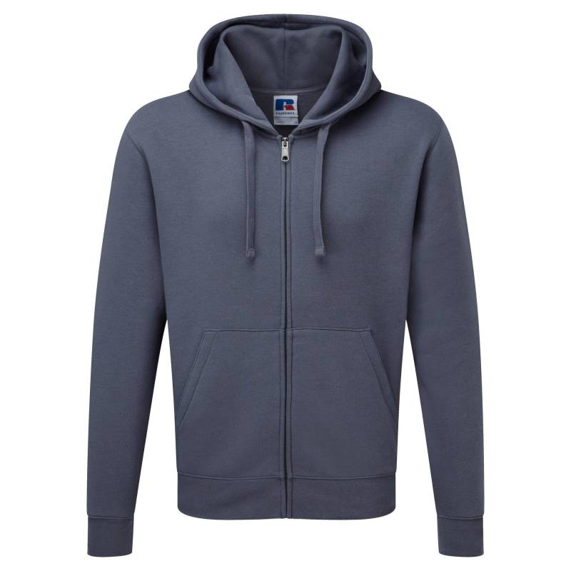 Authentic Full Zip Kapuzen Sweatshirthoodie Herren Grau S von Russell