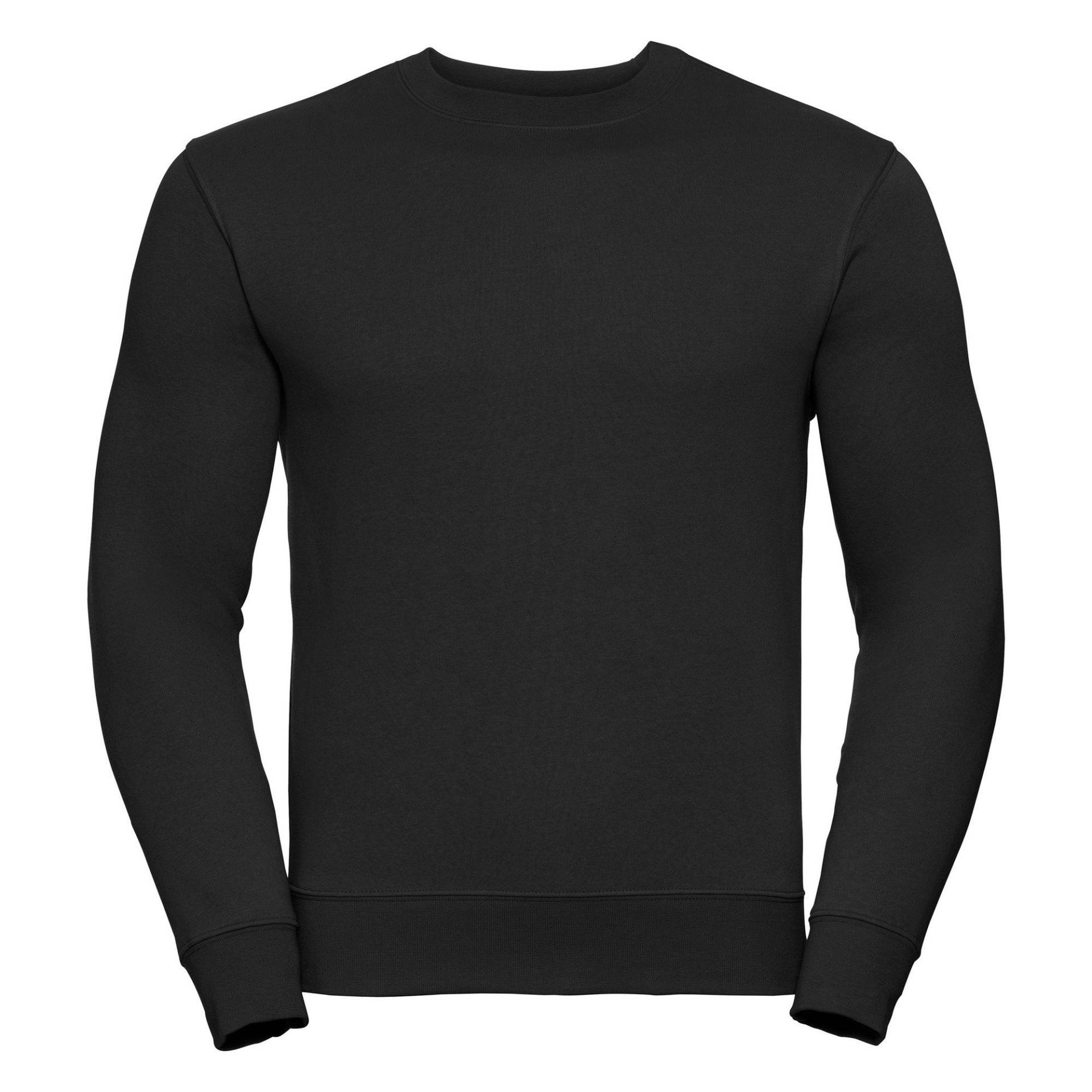 Authentic Sweatshirt (schlanker Cut) Herren Schwarz S von Russell