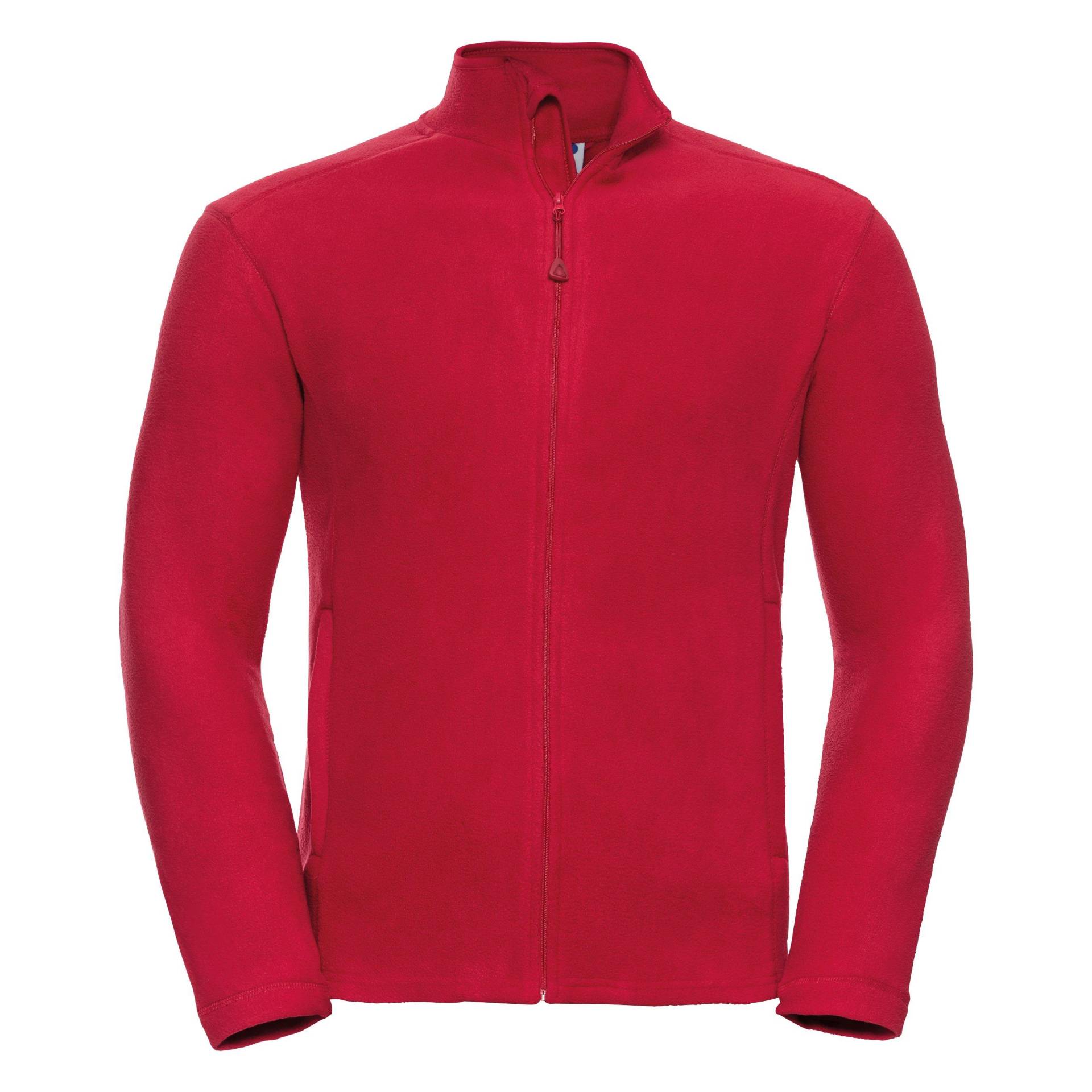 Europe Mikrofleece Jacke Herren Rot Bunt S von Russell