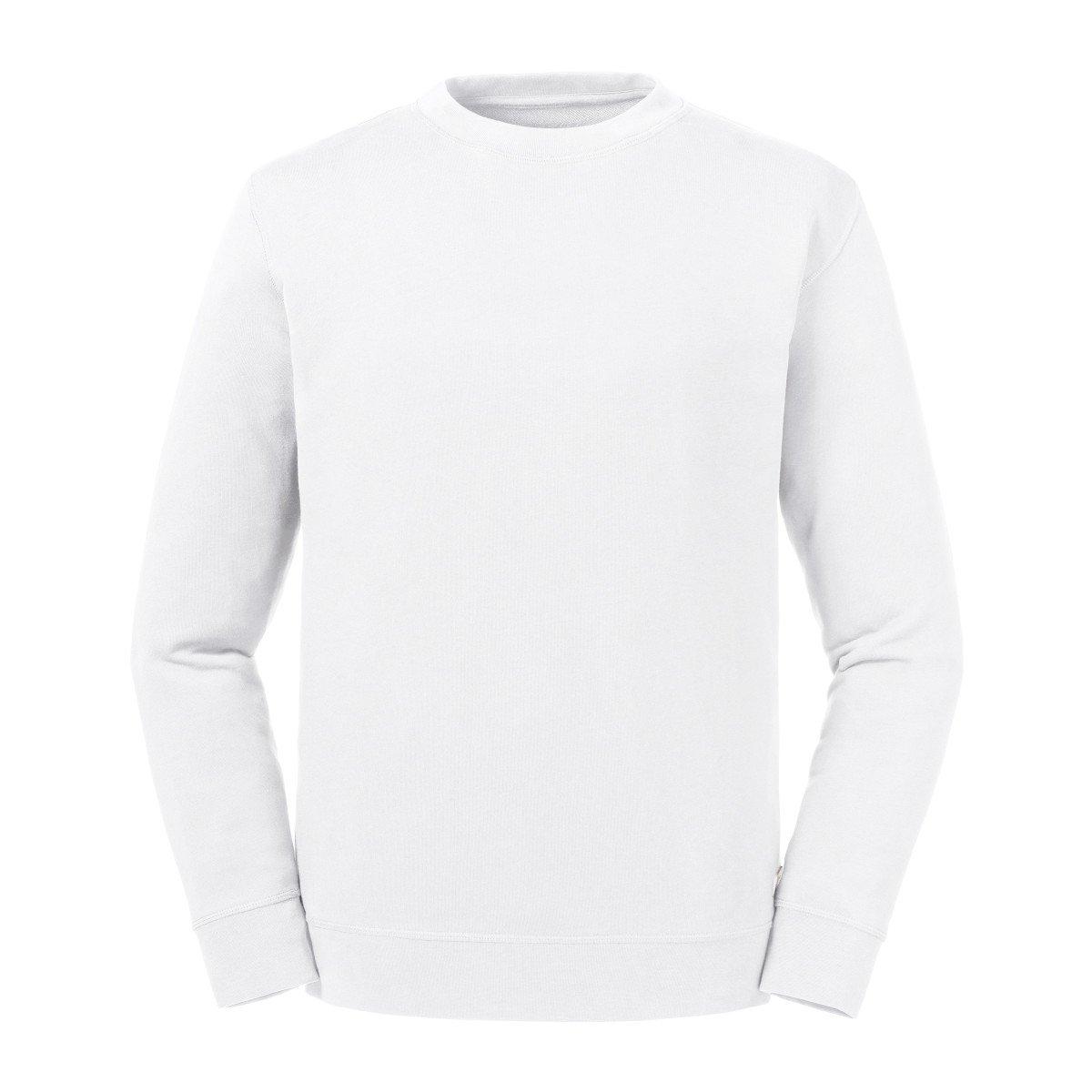 Sweatshirt, Aus Biologischem Anbau Damen Weiss XL von Russell