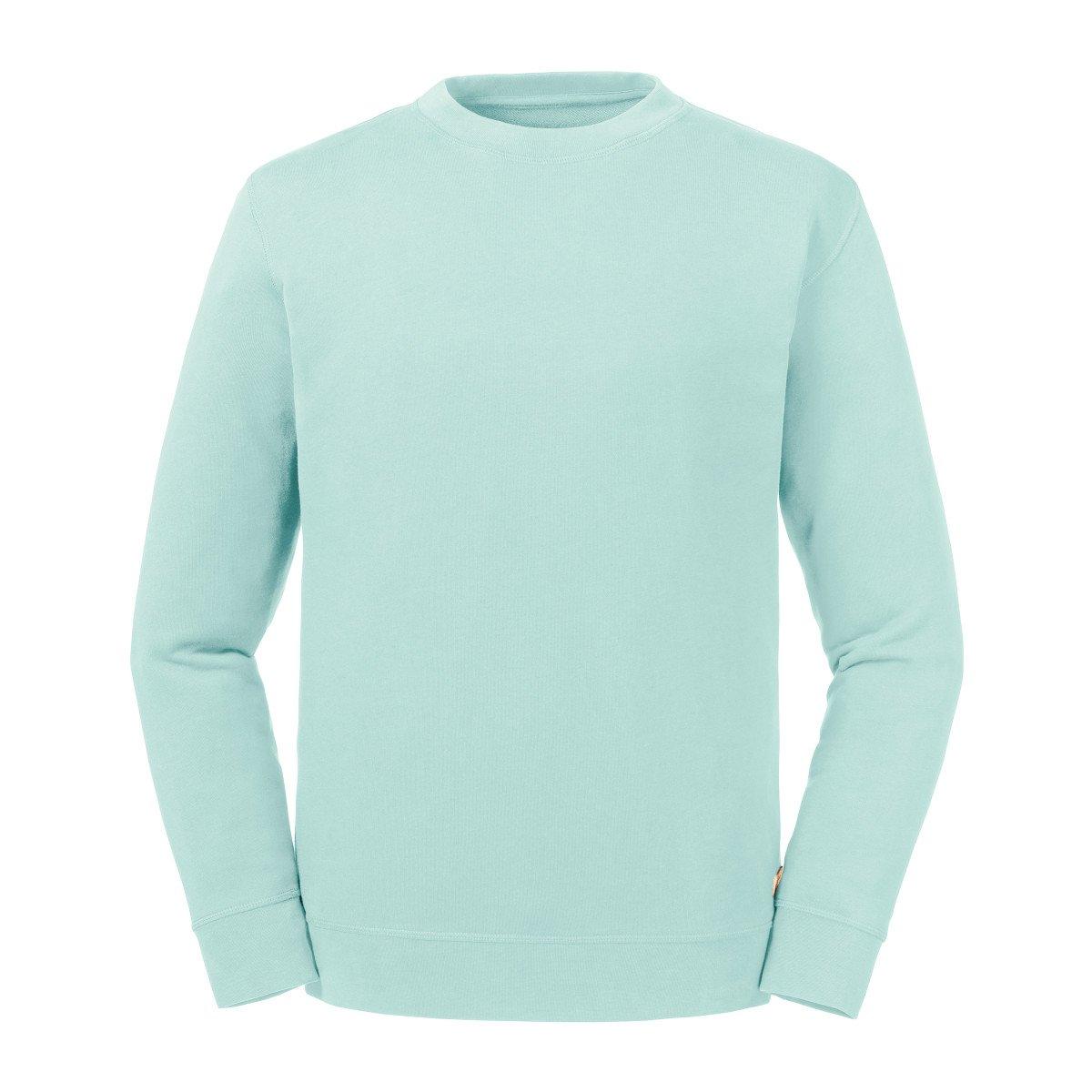 Sweatshirt, Aus Biologischem Anbau Damen Blau XL von Russell