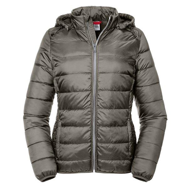 Nano Jacke Mit Kapuze Damen Eisen XL von Russell