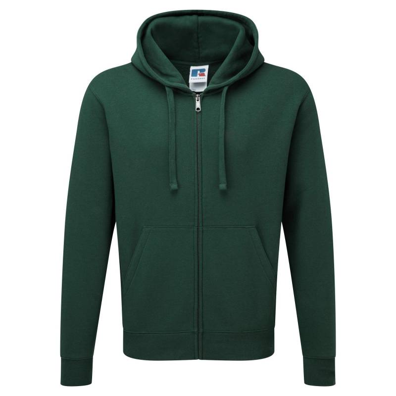 Authentic Full Zip Kapuzenpullover Herren Grün XL von Russell