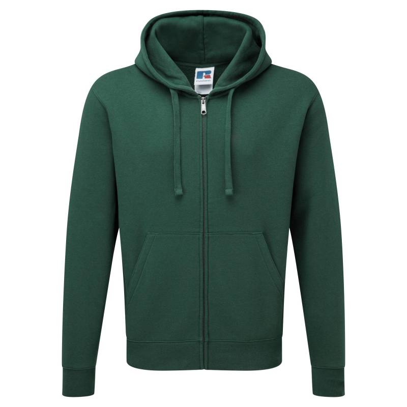 Authentic Full Zip Kapuzenpullover Herren Grün XS von Russell