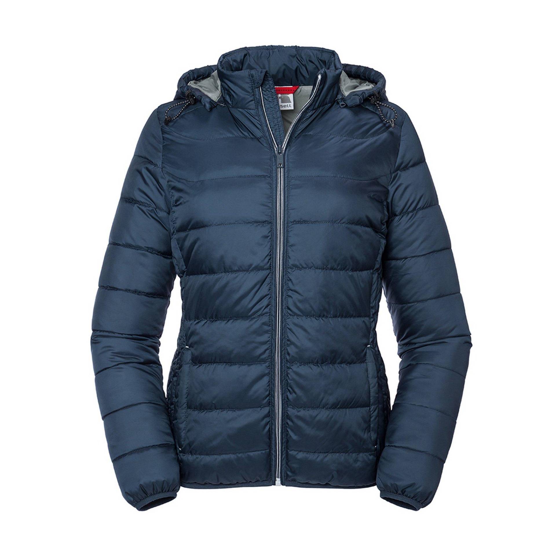 Hooded Nano Padded Jacket Damen Marine XS von Russell