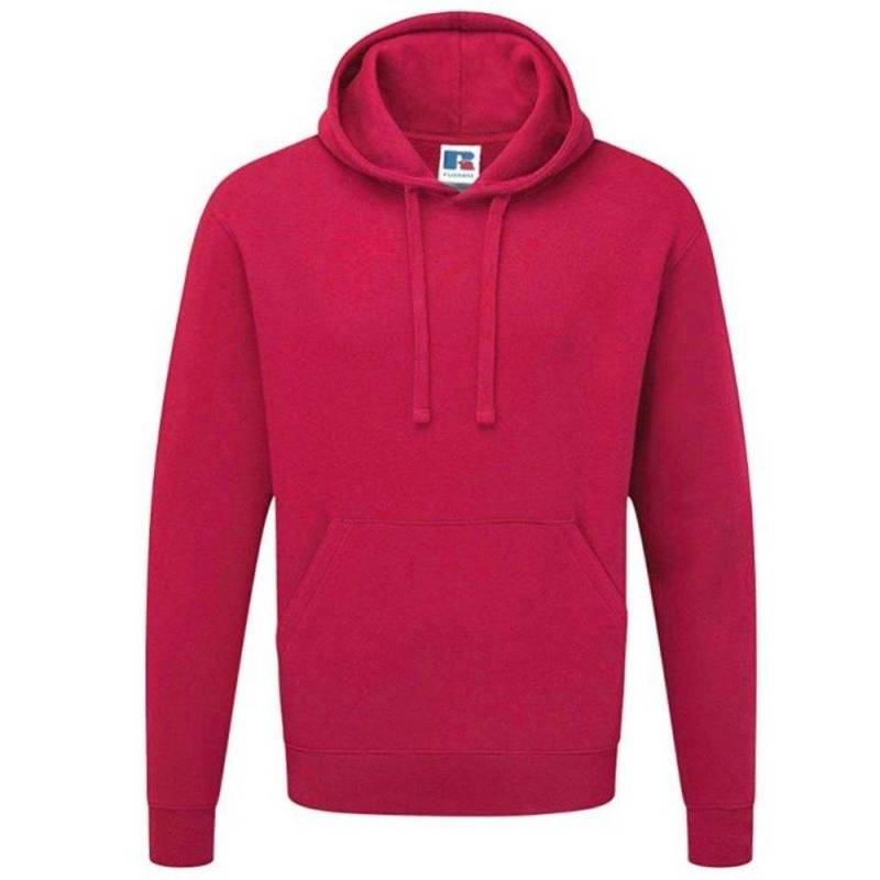 Farbe T-shirt Hoodie Herren Fuchsia XS von Russell