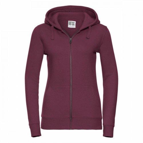 Premium Authentisches Kapuzenjacken Damen Pflaume XS von Russell